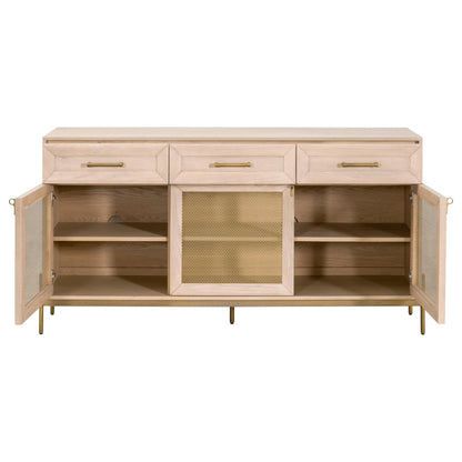 Essentials For Living - Traditions Dwell Media Sideboard - 6086.LHON/BGLD_CLOSEOUT view 2