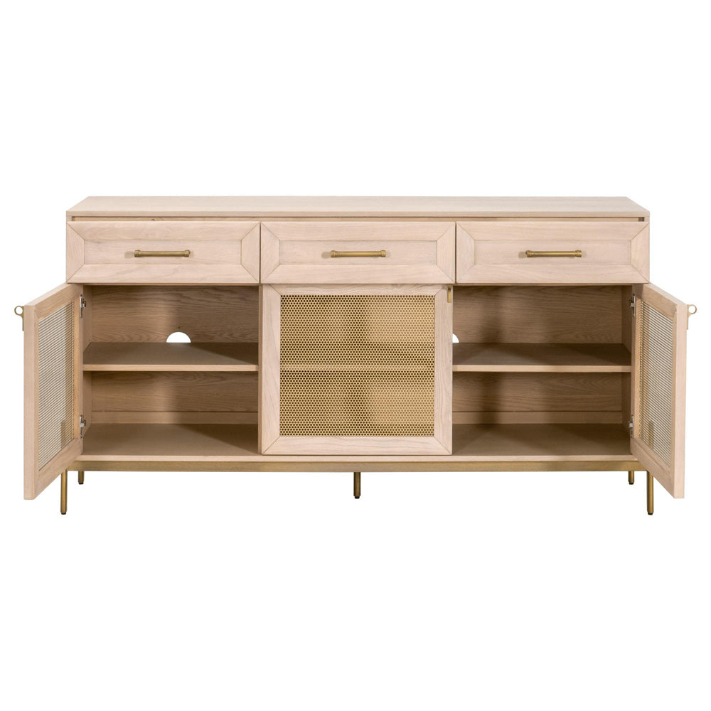 Essentials For Living - Traditions Dwell Media Sideboard - 6086.LHON/BGLD_CLOSEOUT view 3
