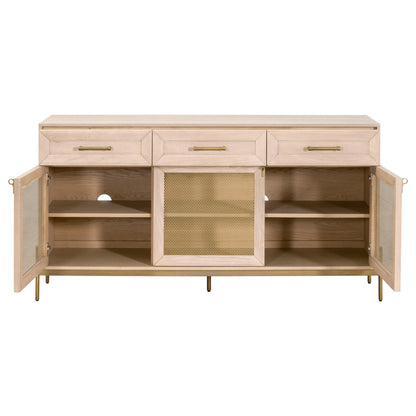 Essentials For Living - Traditions Dwell Media Sideboard - 6086.LHON/BGLD_CLOSEOUT view 3
