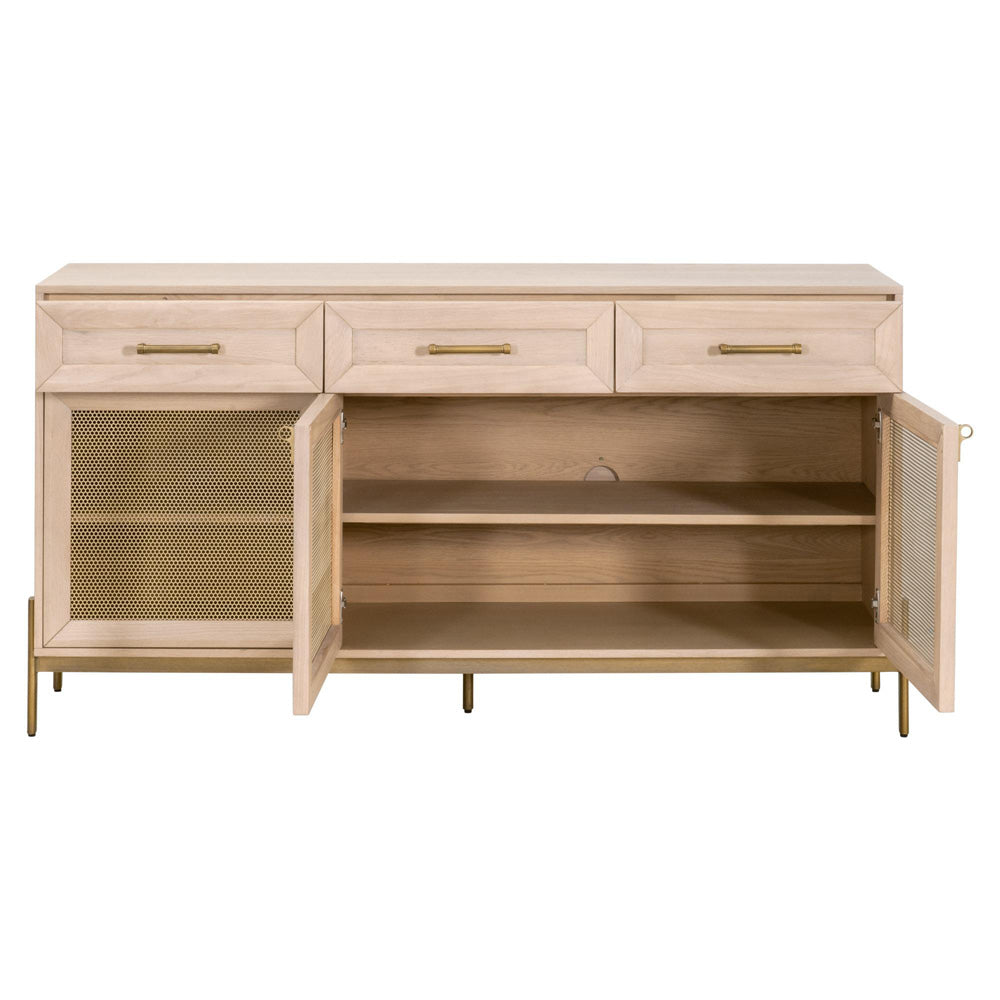 Essentials For Living - Traditions Dwell Media Sideboard - 6086.LHON/BGLD_CLOSEOUT view 4