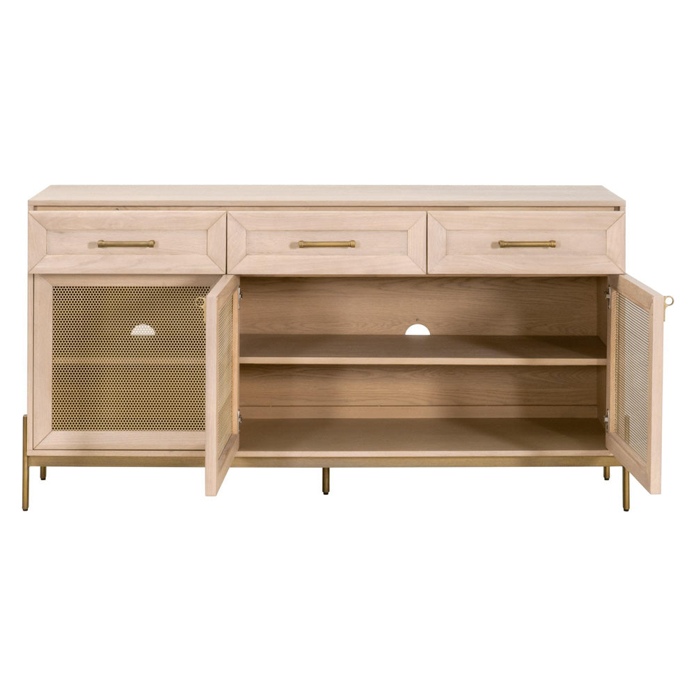 Essentials For Living - Traditions Dwell Media Sideboard - 6086.LHON/BGLD_CLOSEOUT view 5