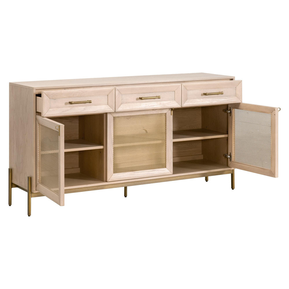 Essentials For Living - Traditions Dwell Media Sideboard - 6086.LHON/BGLD_CLOSEOUT view 7