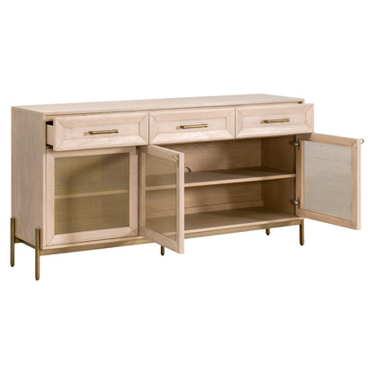 Essentials For Living - Traditions Dwell Media Sideboard - 6086.LHON/BGLD_CLOSEOUT view 8