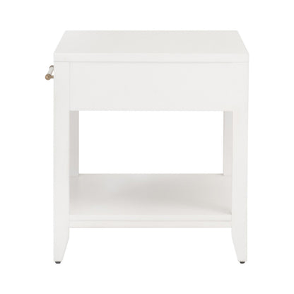 Essentials For Living - Traditions Holland 1-Drawer Side Table - 6144.WHT/NAT view 5