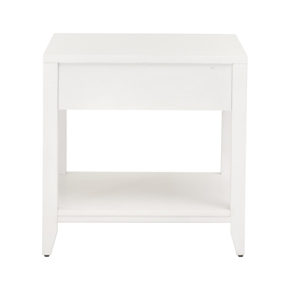 Essentials For Living - Traditions Holland 1-Drawer Side Table - 6144.WHT/NAT view 7