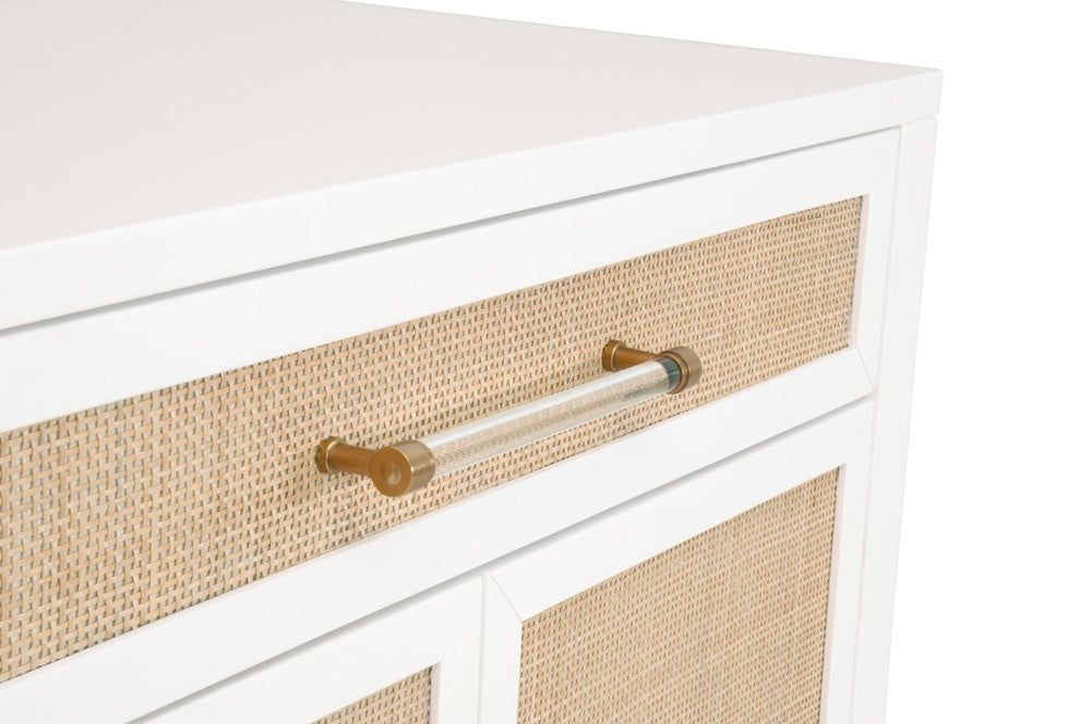 Essentials For Living - Traditions Holland Media Chest - 6146.WHT/NAT view 6