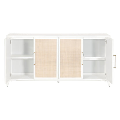 Essentials For Living - Traditions Holland Media Sideboard - 6142.WHT/NAT view 2