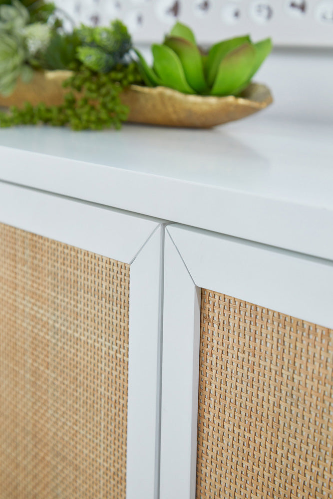 Essentials For Living - Traditions Holland Media Sideboard - 6142.WHT/NAT view 7