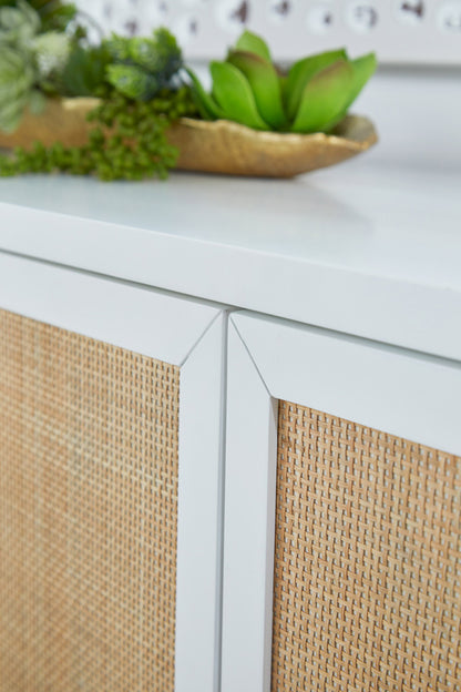 Essentials For Living - Traditions Holland Media Sideboard - 6142.WHT/NAT view 7