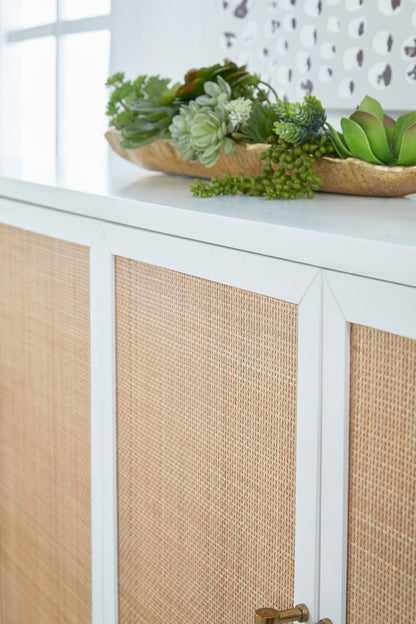 Essentials For Living - Traditions Holland Media Sideboard - 6142.WHT/NAT view 8