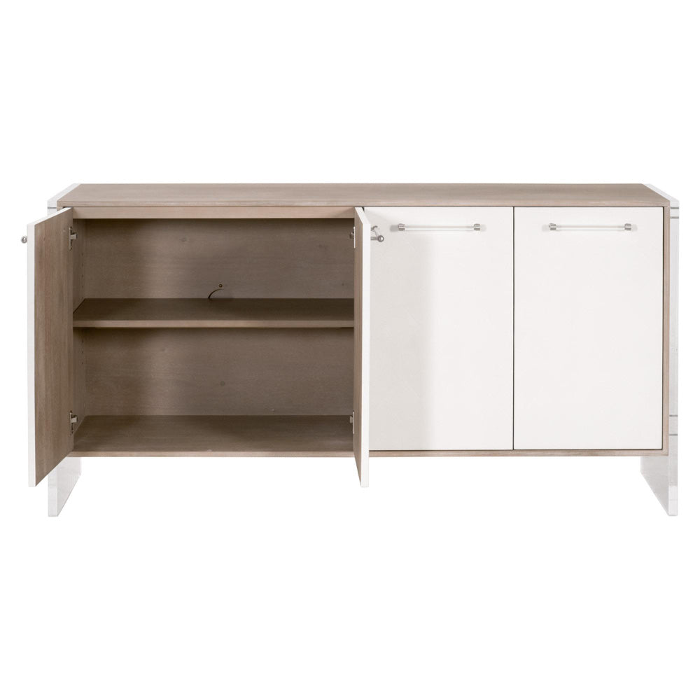 Essentials For Living - Traditions Lorin Shagreen Media Sideboard - 6109.NG/PRL-SHG/BSL_CLOSEOUT view 3