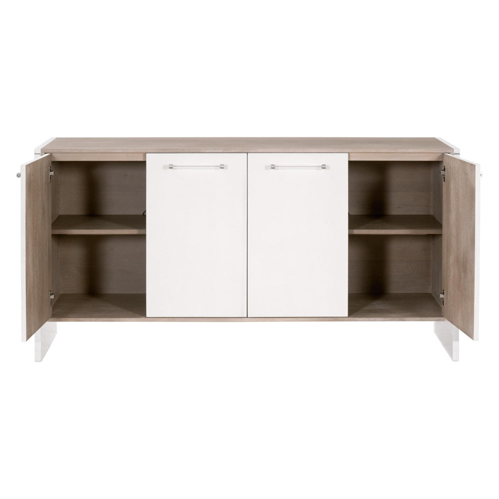 Essentials For Living - Traditions Lorin Shagreen Media Sideboard - 6109.NG/PRL-SHG/BSL_CLOSEOUT view 5