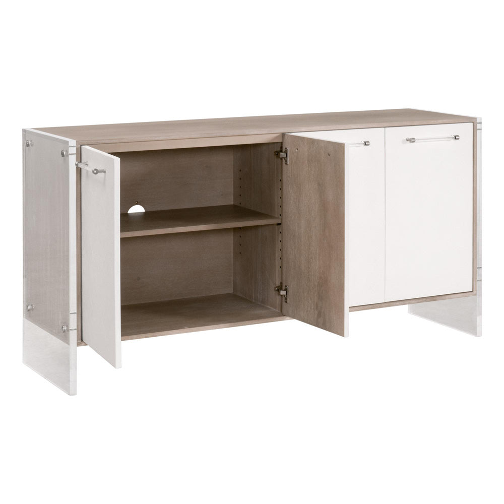 Essentials For Living - Traditions Lorin Shagreen Media Sideboard - 6109.NG/PRL-SHG/BSL_CLOSEOUT view 8