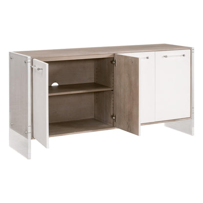 Essentials For Living - Traditions Lorin Shagreen Media Sideboard - 6109.NG/PRL-SHG/BSL_CLOSEOUT view 8