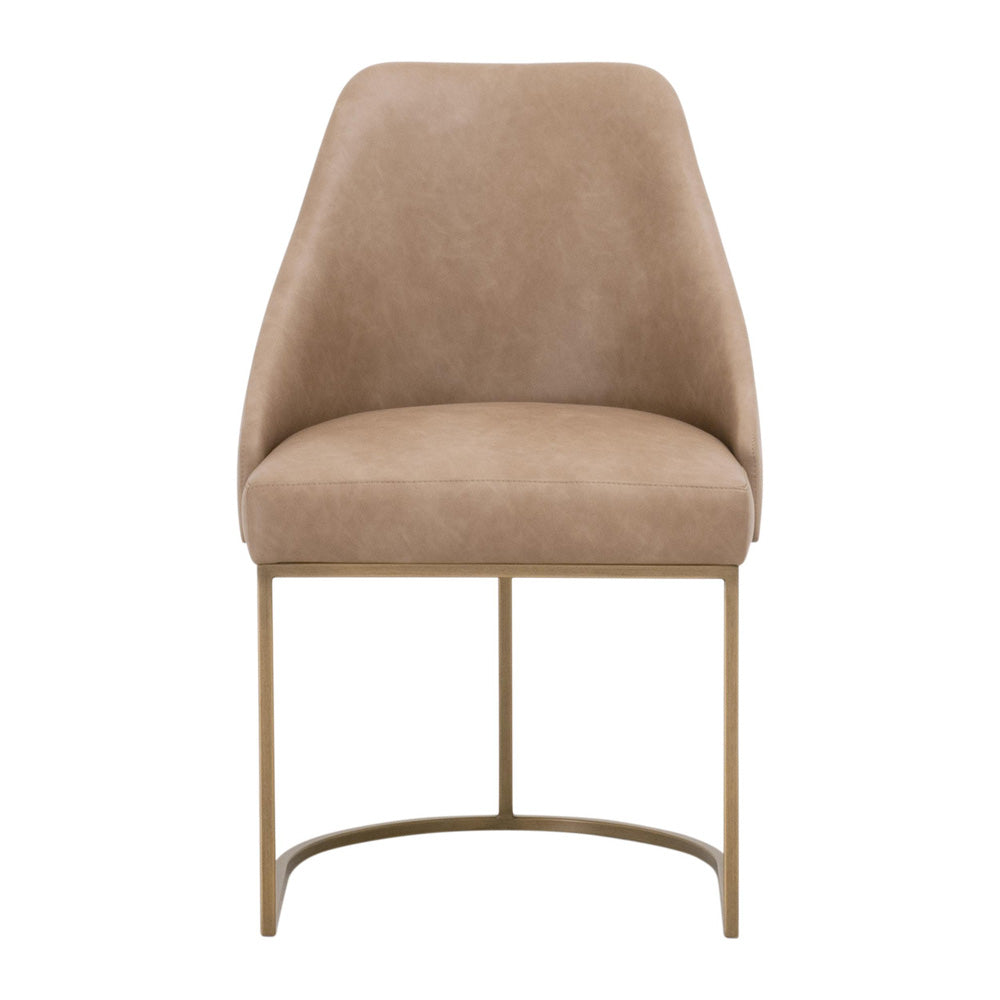 Essentials For Living - Traditions Parissa Dining Chair, Set of 2 - 6011.IVT-BGLD view 1