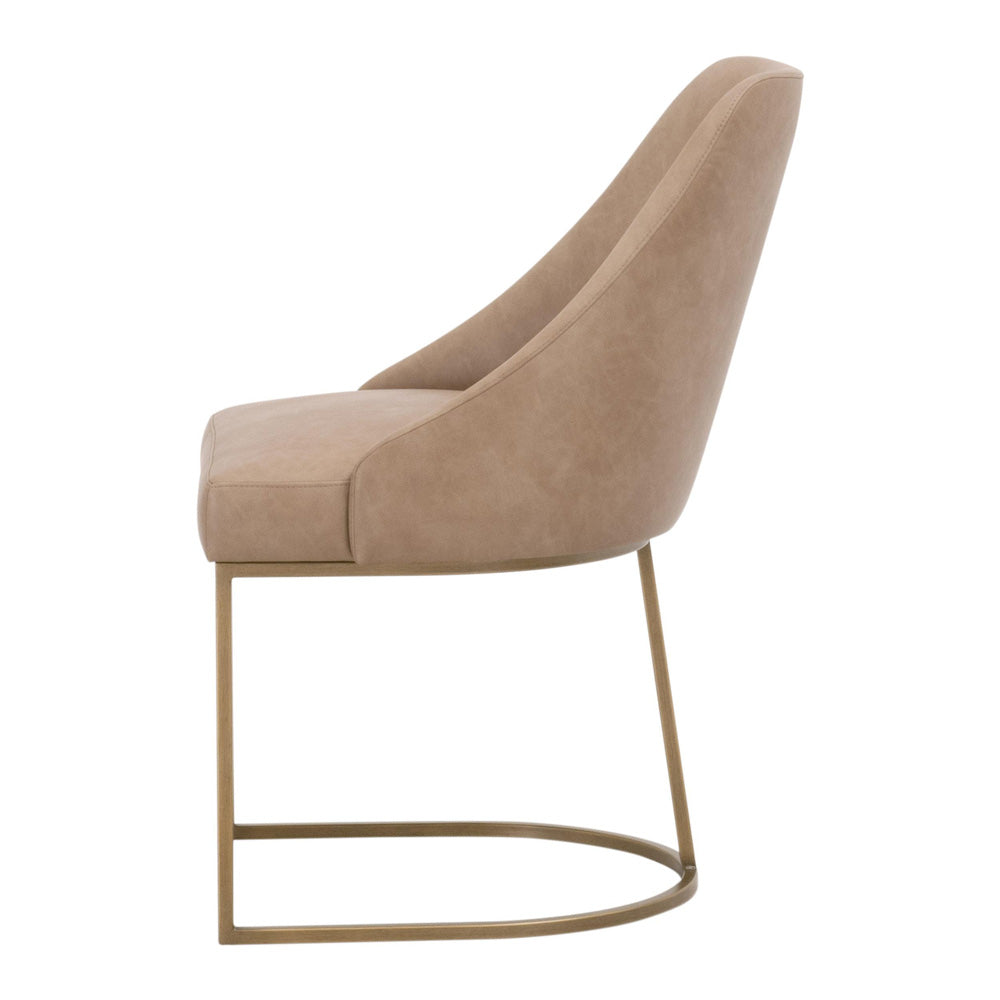 Essentials For Living - Traditions Parissa Dining Chair, Set of 2 - 6011.IVT-BGLD view 3