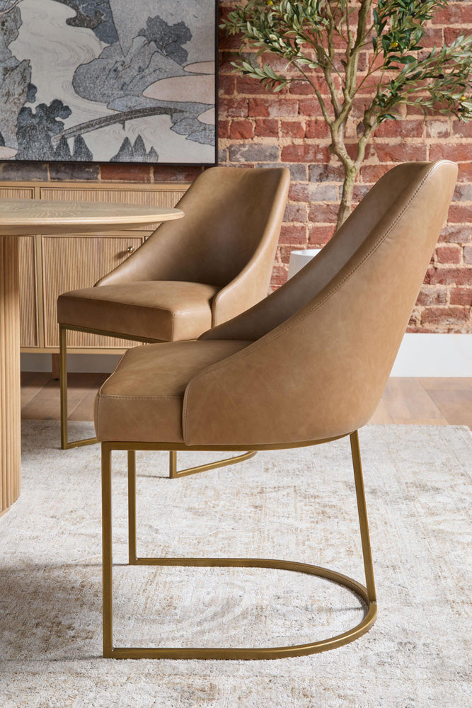 Essentials For Living - Traditions Parissa Dining Chair, Set of 2 - 6011.IVT-BGLD view 11