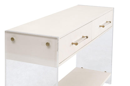 Essentials For Living - Traditions Sonia Shagreen Console Table - 6111.PRL-SHG/BBRS_CLOSEOUT view 6