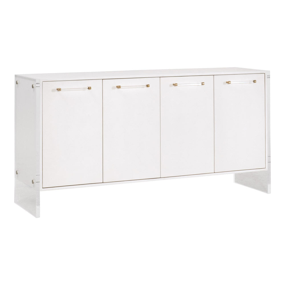 Essentials For Living - Traditions Sonia Shagreen Media Sideboard - 6110.PRL-SHG/BBRS_CLOSEOUT view 2