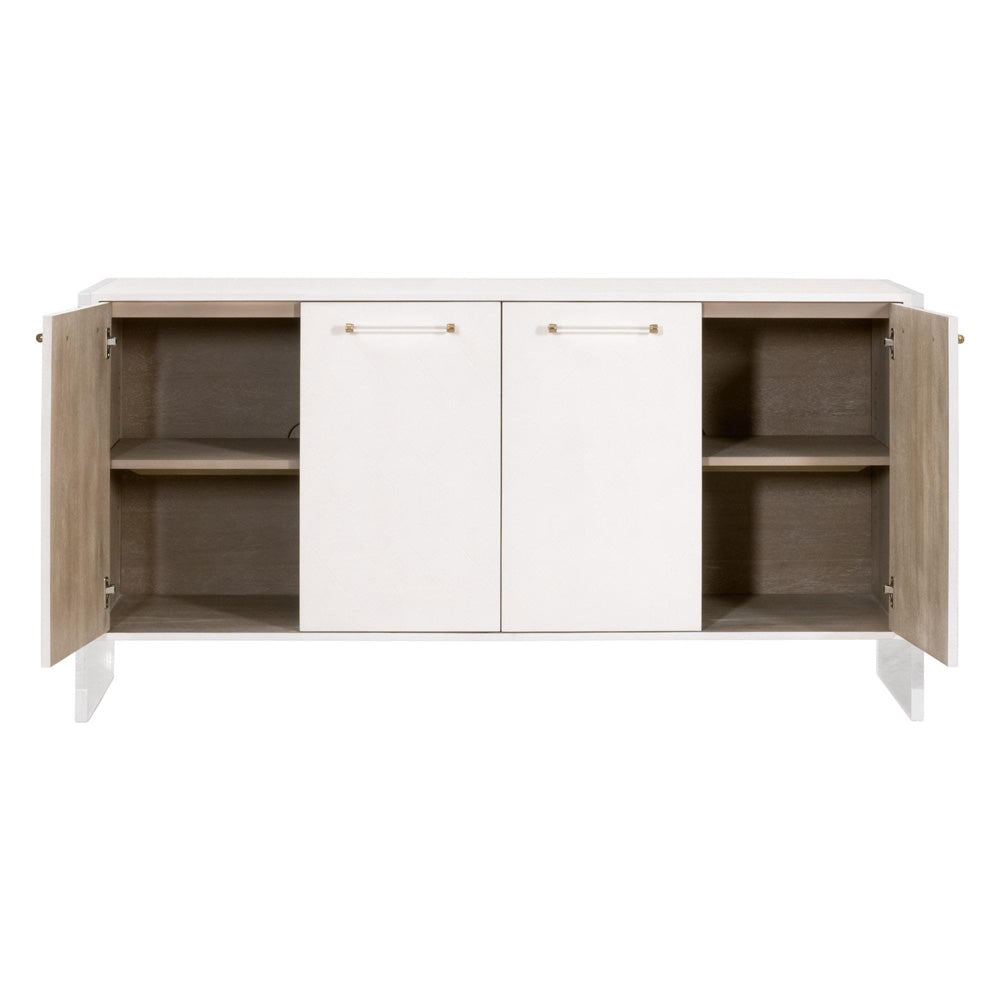 Essentials For Living - Traditions Sonia Shagreen Media Sideboard - 6110.PRL-SHG/BBRS_CLOSEOUT view 5