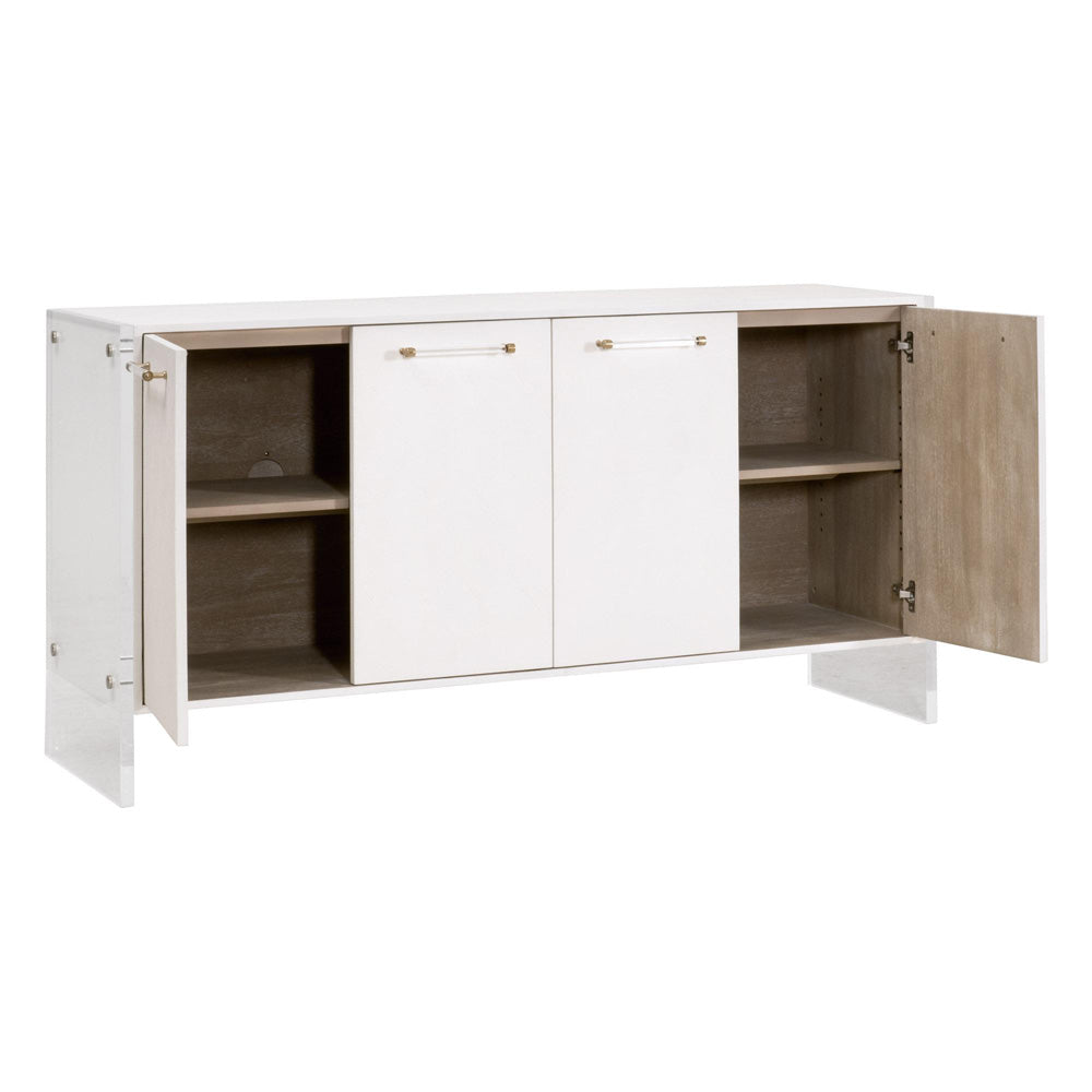 Essentials For Living - Traditions Sonia Shagreen Media Sideboard - 6110.PRL-SHG/BBRS_CLOSEOUT view 6