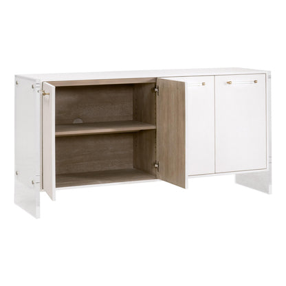 Essentials For Living - Traditions Sonia Shagreen Media Sideboard - 6110.PRL-SHG/BBRS_CLOSEOUT view 7