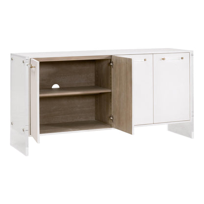 Essentials For Living - Traditions Sonia Shagreen Media Sideboard - 6110.PRL-SHG/BBRS_CLOSEOUT view 8