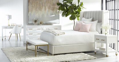 Essentials For Living - Traditions Stella 6-Drawer Double Dresser - 6136.WHT/BBRS view 6