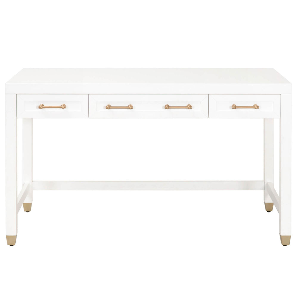 Essentials For Living - Traditions Stella Desk - 6137.WHT/BBRS view 1