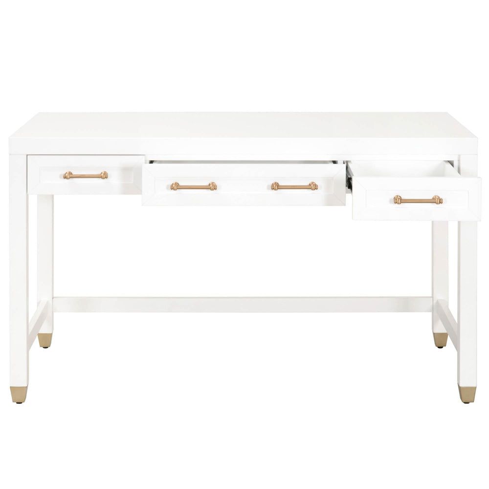 Essentials For Living - Traditions Stella Desk - 6137.WHT/BBRS view 2