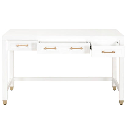 Essentials For Living - Traditions Stella Desk - 6137.WHT/BBRS view 2