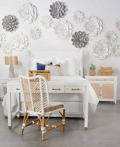 Essentials For Living - Traditions Stella Desk - 6137.WHT/BBRS view 5