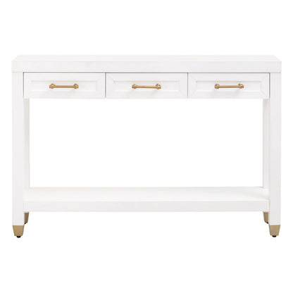 Essentials For Living - Traditions Stella Narrow Console Table - 6138.WHT/BBRS view 1