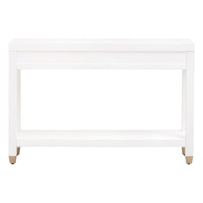 Essentials For Living - Traditions Stella Narrow Console Table - 6138.WHT/BBRS view 7