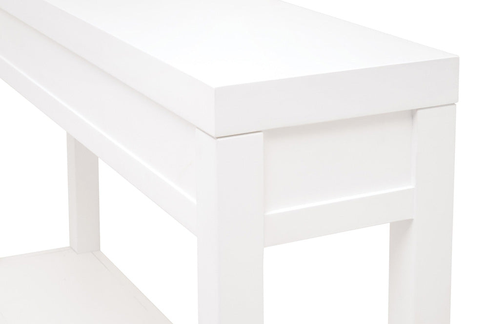 Essentials For Living - Traditions Stella Narrow Console Table - 6138.WHT/BBRS view 9