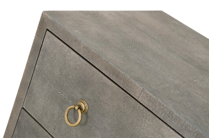 Essentials For Living - Traditions Strand Shagreen 6-Drawer Double Dresser - 6122.GRY-SHG/GLD view 9