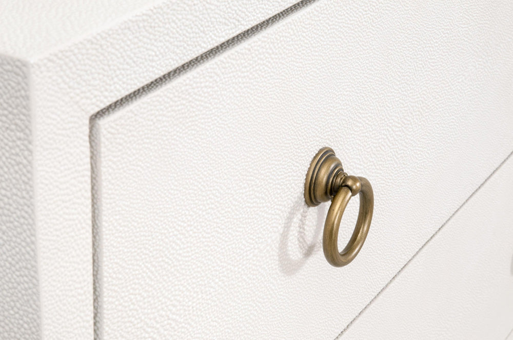 Essentials For Living - Traditions Strand Shagreen 6-Drawer Double Dresser - 6122.PRL-SHG/GLD view 7