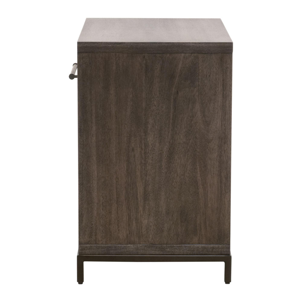 Essentials For Living - Traditions Wrenn 1-Drawer Nightstand - 6139.BBRN/WHT-AB_CLOSEOUT view 5
