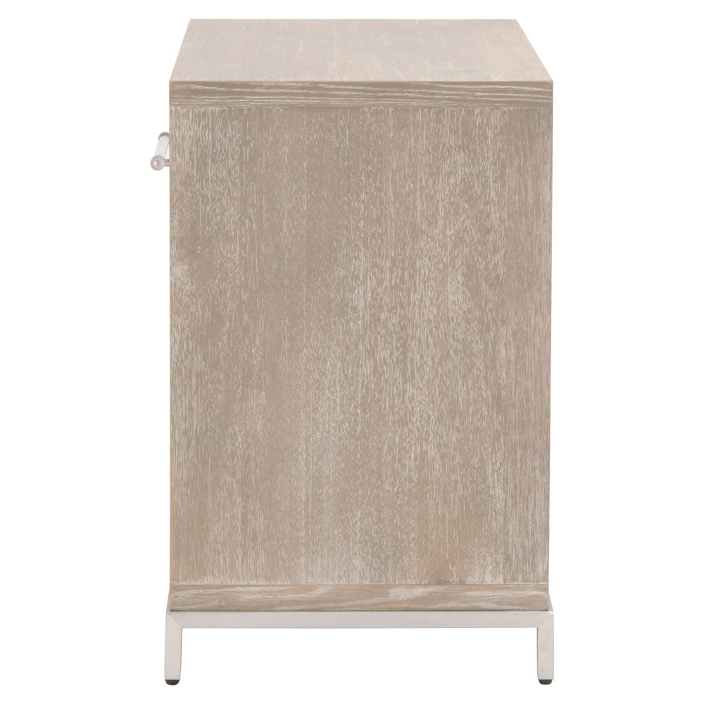 Essentials For Living - Traditions Wrenn 1-Drawer Nightstand - 6139.NG/WHT-BSTL_CLOSEOUT view 5