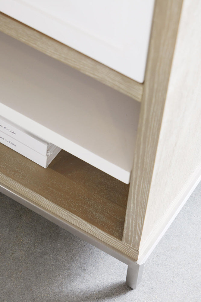 Essentials For Living - Traditions Wrenn 1-Drawer Nightstand - 6139.NG/WHT-BSTL_CLOSEOUT view 8