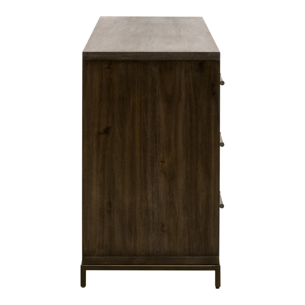 Essentials For Living - Traditions Wrenn 6-Drawer Double Dresser - 6140.BBRN/WHT-AB_CLOSEOUT view 5
