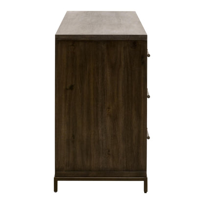 Essentials For Living - Traditions Wrenn 6-Drawer Double Dresser - 6140.BBRN/WHT-AB_CLOSEOUT view 5