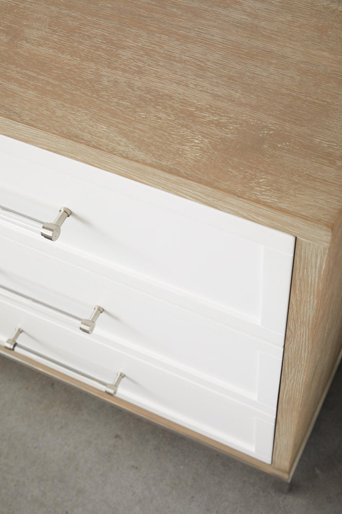 Essentials For Living - Traditions Wrenn 6-Drawer Double Dresser - 6140.NG/WHT-BSTL_CLOSEOUT view 7