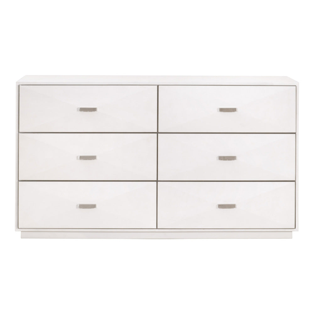 Essentials For Living - Traditions Wynn Shagreen 6-Drawer Double Dresser - 6158.PRL-SHG/BSTL_CLOSEOUT view 1