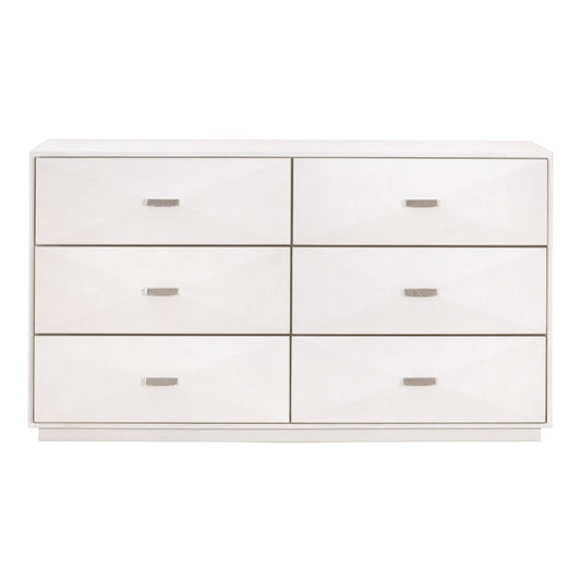 Essentials For Living - Traditions Wynn Shagreen 6-Drawer Double Dresser - 6158.PRL-SHG/BSTL_CLOSEOUT view 1