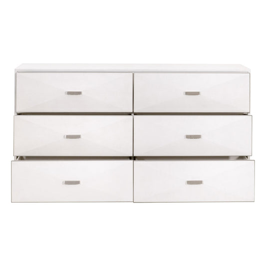 Essentials For Living - Traditions Wynn Shagreen 6-Drawer Double Dresser - 6158.PRL-SHG/BSTL_CLOSEOUT view 2