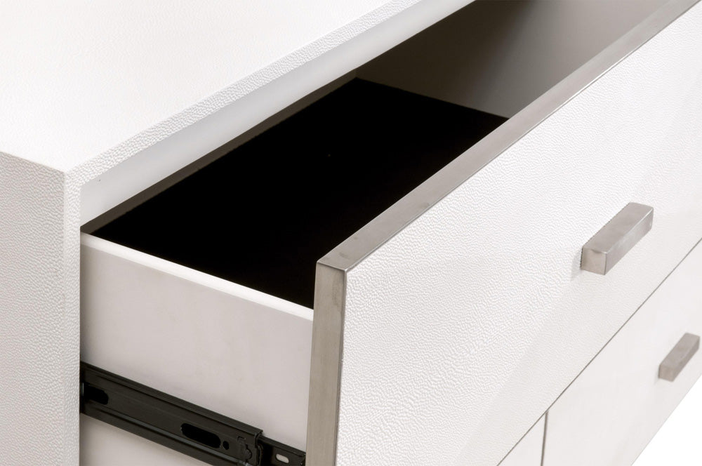Essentials For Living - Traditions Wynn Shagreen 6-Drawer Double Dresser - 6158.PRL-SHG/BSTL_CLOSEOUT view 8