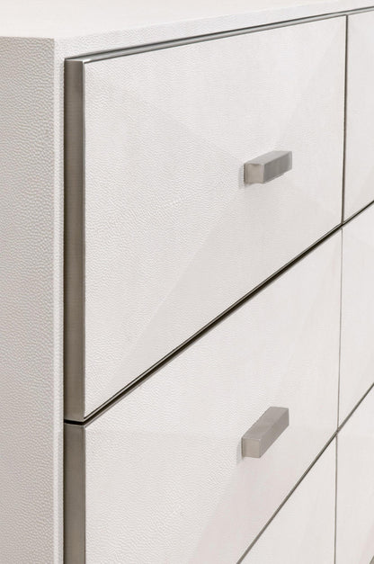Essentials For Living - Traditions Wynn Shagreen 6-Drawer Double Dresser - 6158.PRL-SHG/BSTL_CLOSEOUT view 9