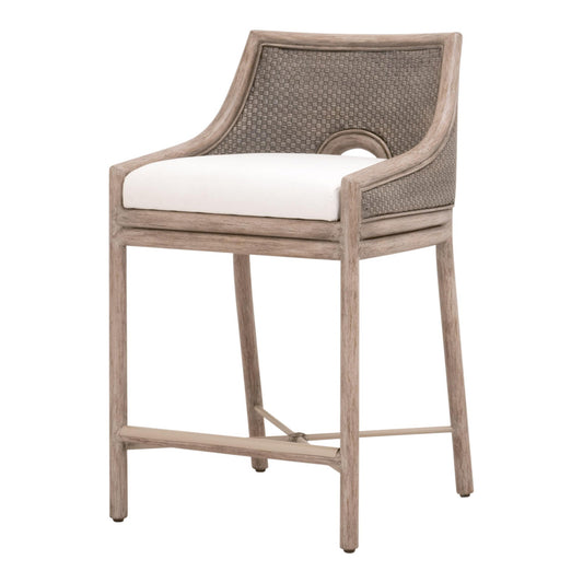 Essentials For Living - Woven Adamo Counter Stool - 6813CS.FGRY/LPPRL/FG view 2