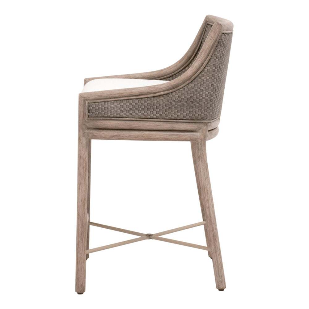 Essentials For Living - Woven Adamo Counter Stool - 6813CS.FGRY/LPPRL/FG view 3